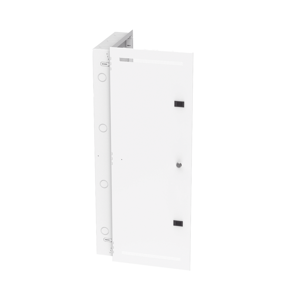 Gabinete Multipropósito de Montaje en Pared, de 42 in de Altura, Con Puerta Reversible, Fabricado en Acero, Color Blanco