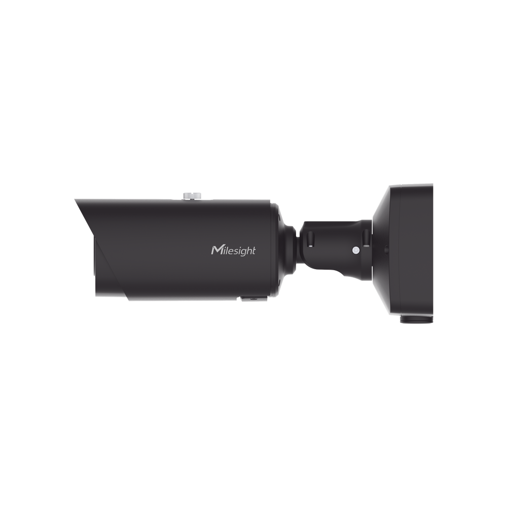 Cámara Bullet Plus de Red 2MP / AI 4X / Enfoque Automático / IR Inteligente / WDR 140dB / Tarjeta MicroSD hasta 256GB / IP67 / IK10 / Análisis de Video AI / Compresión H.265+