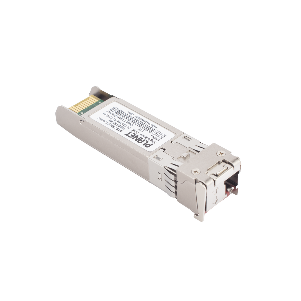 Transceptor WDM mini-Gbic SFP+ 10G LC TX:1330nm RX:1270nm para fibra Mono Modo 60 Km, Requiere MTB-LA60