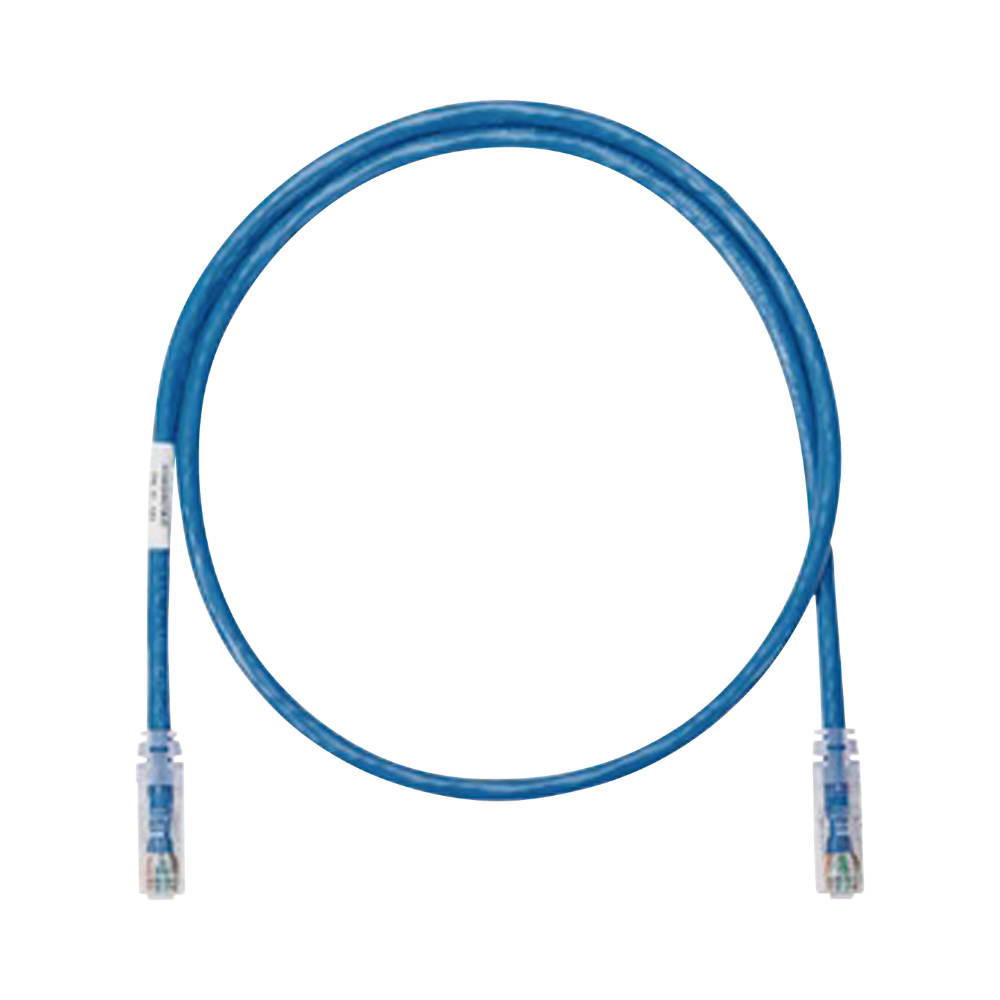 Cable de Parcheo UTP Categoría 5e, con Plug Modular en Cada Extremo - 0.3 Metros (1 Pie) - Azul