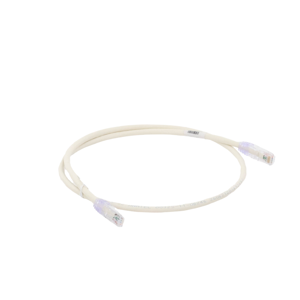 Cable de Parcheo UTP Categoría 6, con Plug Modular en Cada Extremo - 1 Metro (3.28 Pies) - Blanco Mate
