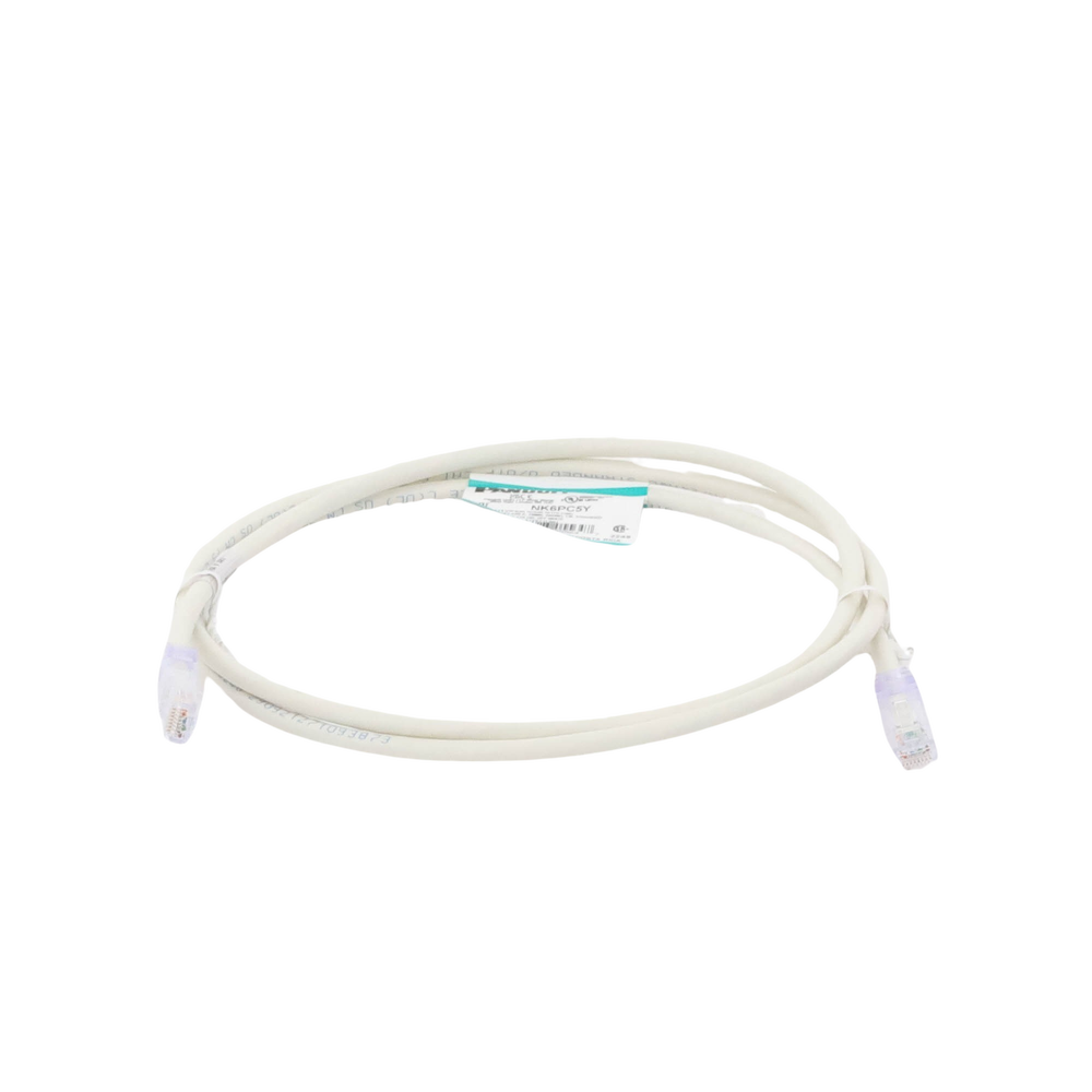 Cable de Parcheo UTP Categoría 6, con Plug Modular en Cada Extremo - 1.5 Metros (4.92 Pies) - Blanco Mate