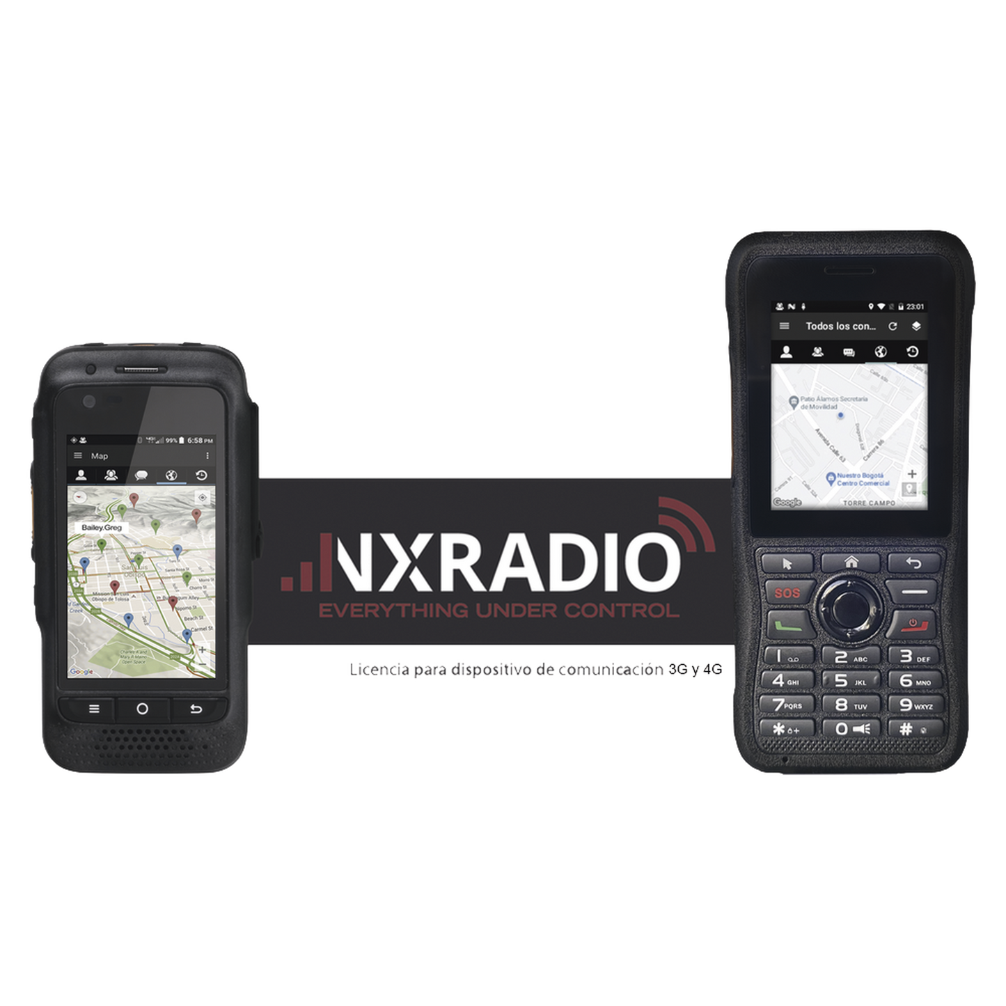 12 meses de Servicio NXRadio para Terminales de Radio Android TE320, RG360, RG750 y M6L