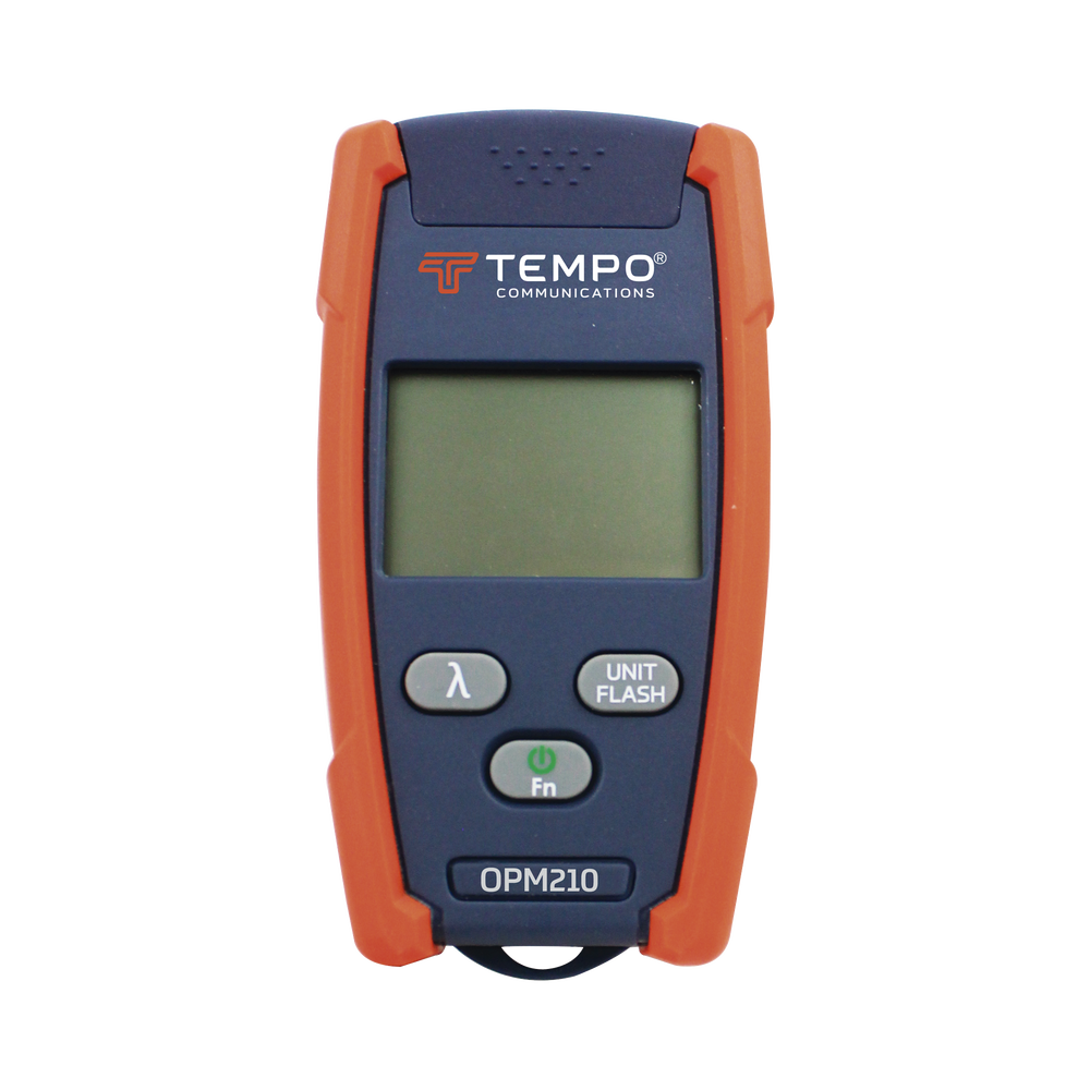 Medidor de Potencia (Micro OPM) para Fibra Óptica con Localizador Visual de Fallos (VFL), Entrada Universal de 2.5 mm (para Conectores SC, ST y FC), Rango de Medición de -70 a +10 dBm