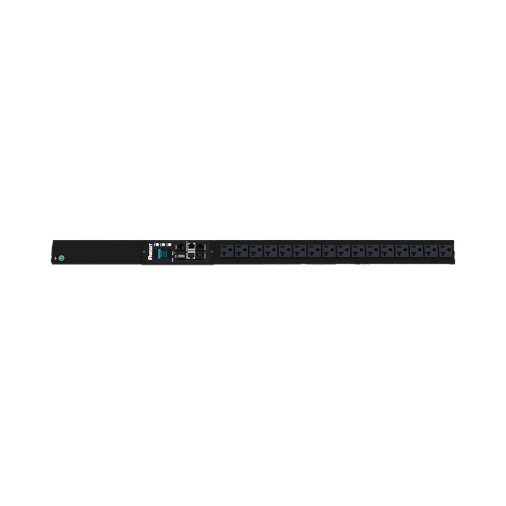 PDU G6 Monitoreable (MI) para Distribución de Energía, Enchufe de Entrada NEMA 5-15P, Con 16 Salidas NEMA 5-20R, de Instalación Vertical, 120 Vca, 15 Amp