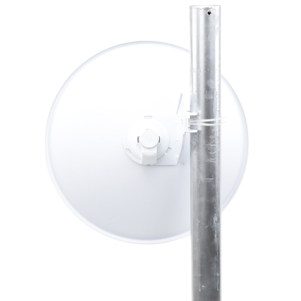 PowerBeam airMAX M5, larga distancia, frecuencia 5 GHz (5170-5875 MHz) con antena tipo plato de 25 dBi