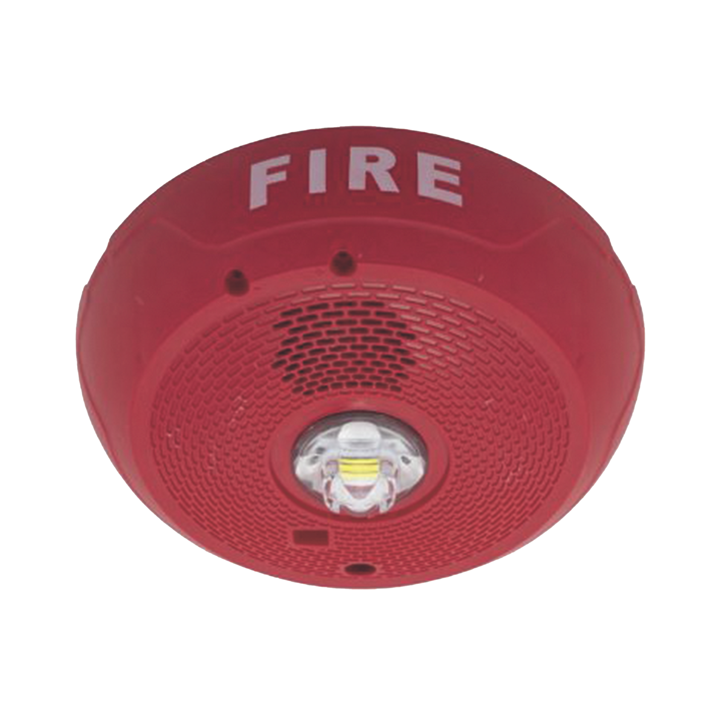 Sirena con Lámpara LED Estroboscópica / Montaje en Techo / Nivel de Candelas Seleccionable / Color Rojo / Nuevo Diseño Moderno y Elegante / Menor Consumo de Corriente