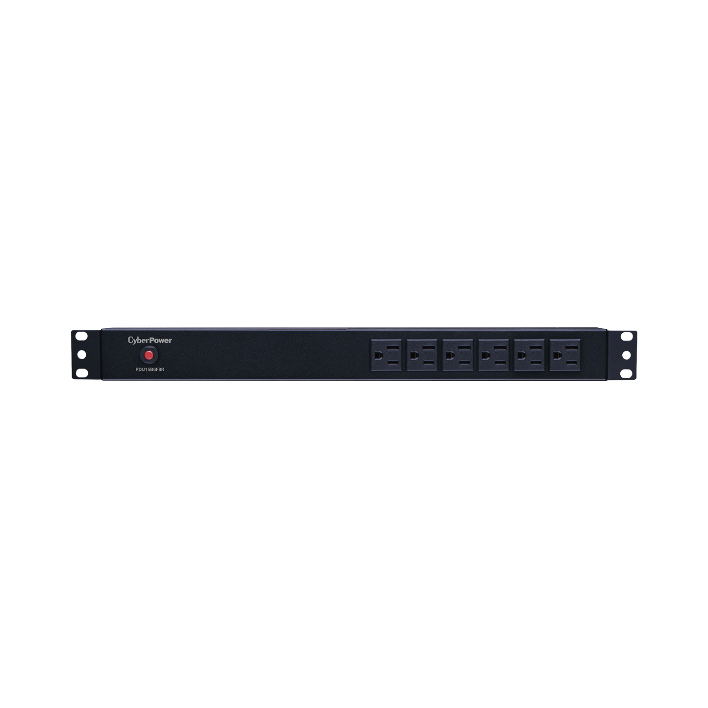PDU Básico Para Distribución de Energía, Con 8 Tomas NEMA 5-15R Traseras y 6 Tomas 5-15R Frontales, 1UR, 15 Amp, 120 Vca