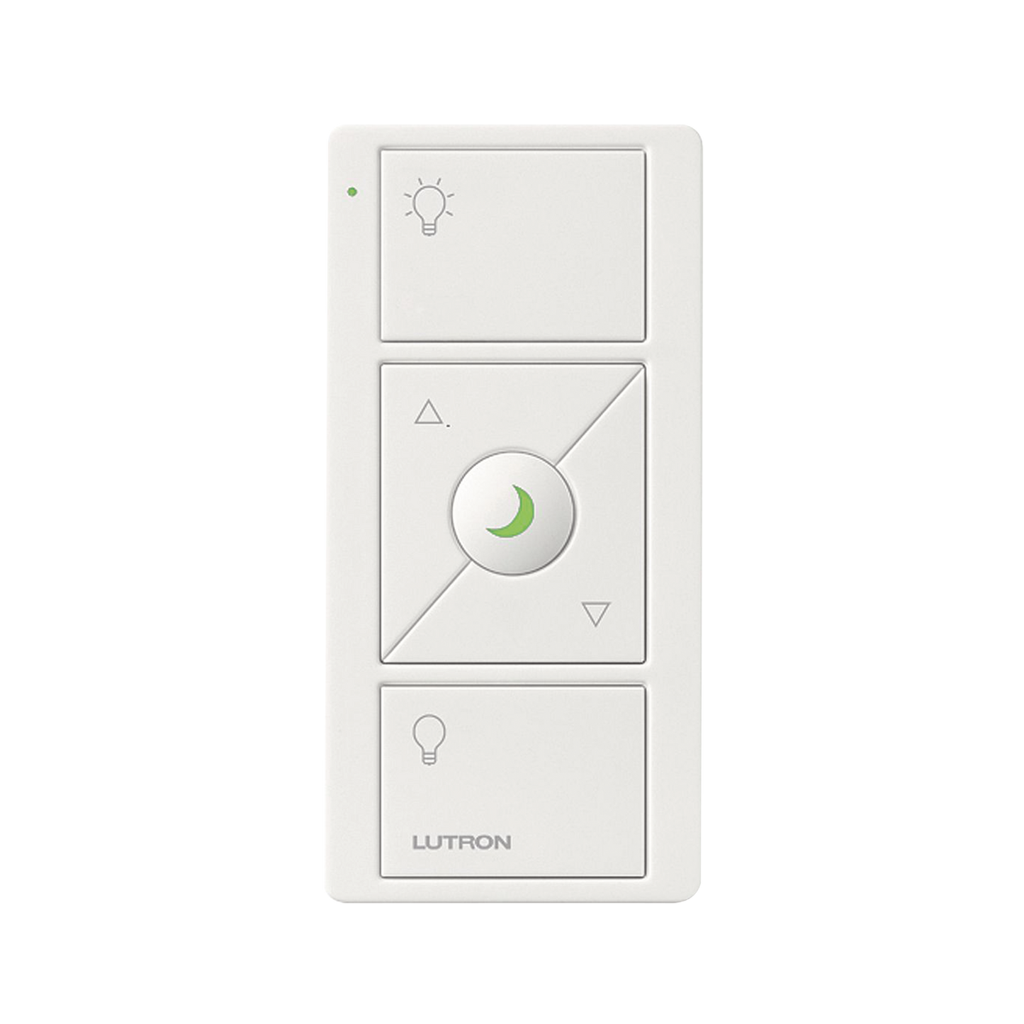 CONTROL REMOTO INALAMBRICO CON 3 BOTONES SUBIR/BAJAR, ENCENDER, APAGAR, NIGHTLIGHT color blanco