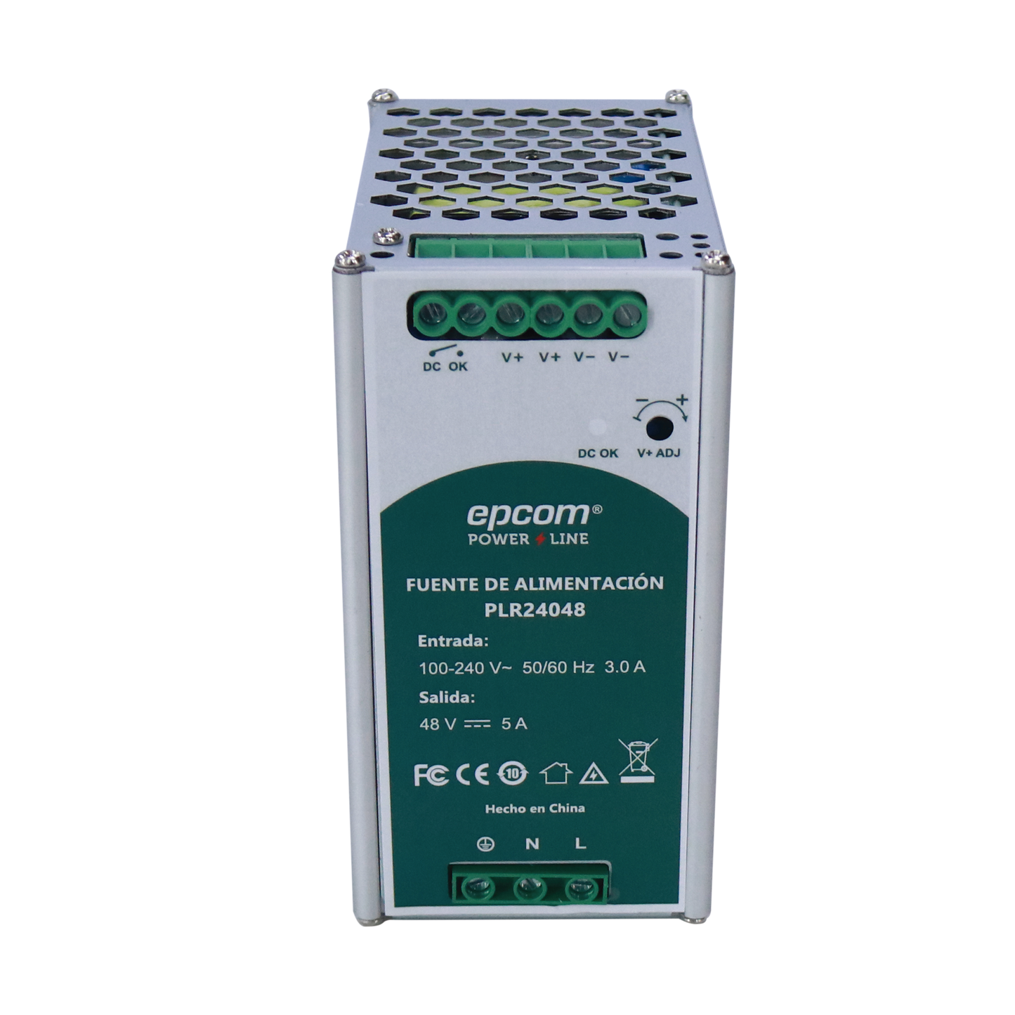 FUENTE DE ALIMENTACION 48 VCC / DIN RIEL / 5 AMPERES / 240 W