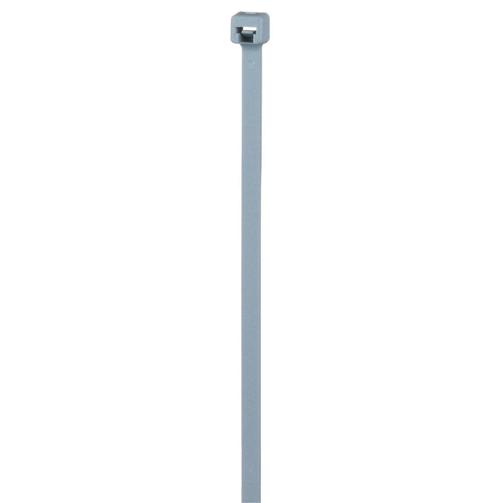 Cincho Pan-Ty™ 203mm Largo x 3.4mm ancho, Intermedio de Nylon 6.6 y Metal Detectable, Color Azul Claro. 100 Piezas.