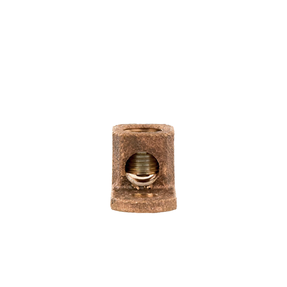 Terminal Tipo Lengüeta Recta de Cobre, Cal. 8 a 1/0 AWG, Orificio para perno de 5/16" (7.9mm)