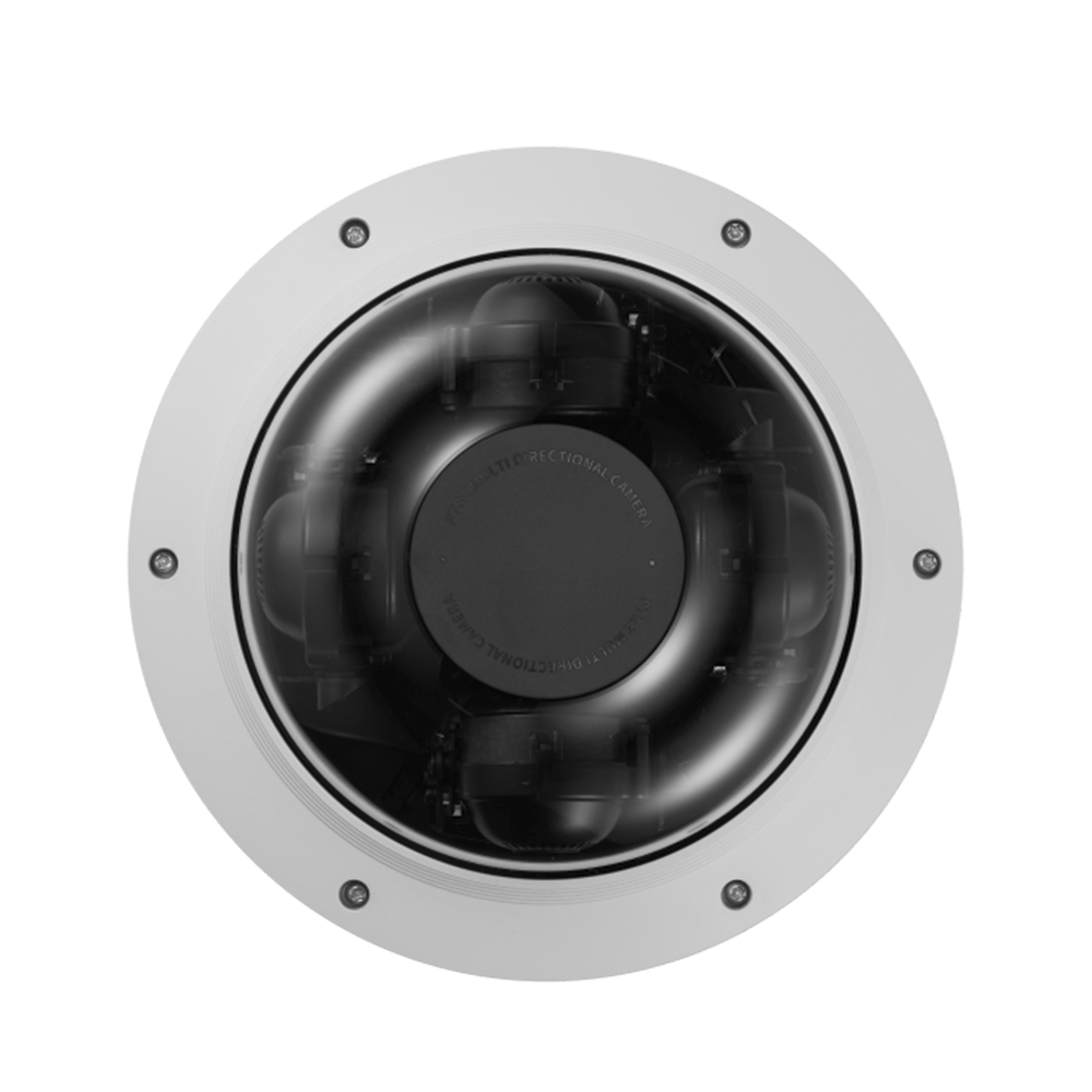 Cámara IP Multisensor 8MP ( 4 Sensores de 2MP) WDR 120 DB, Lente Motorizado 3 - 6 MM / HPOE / IP66 / IK10 / NEMA 4X