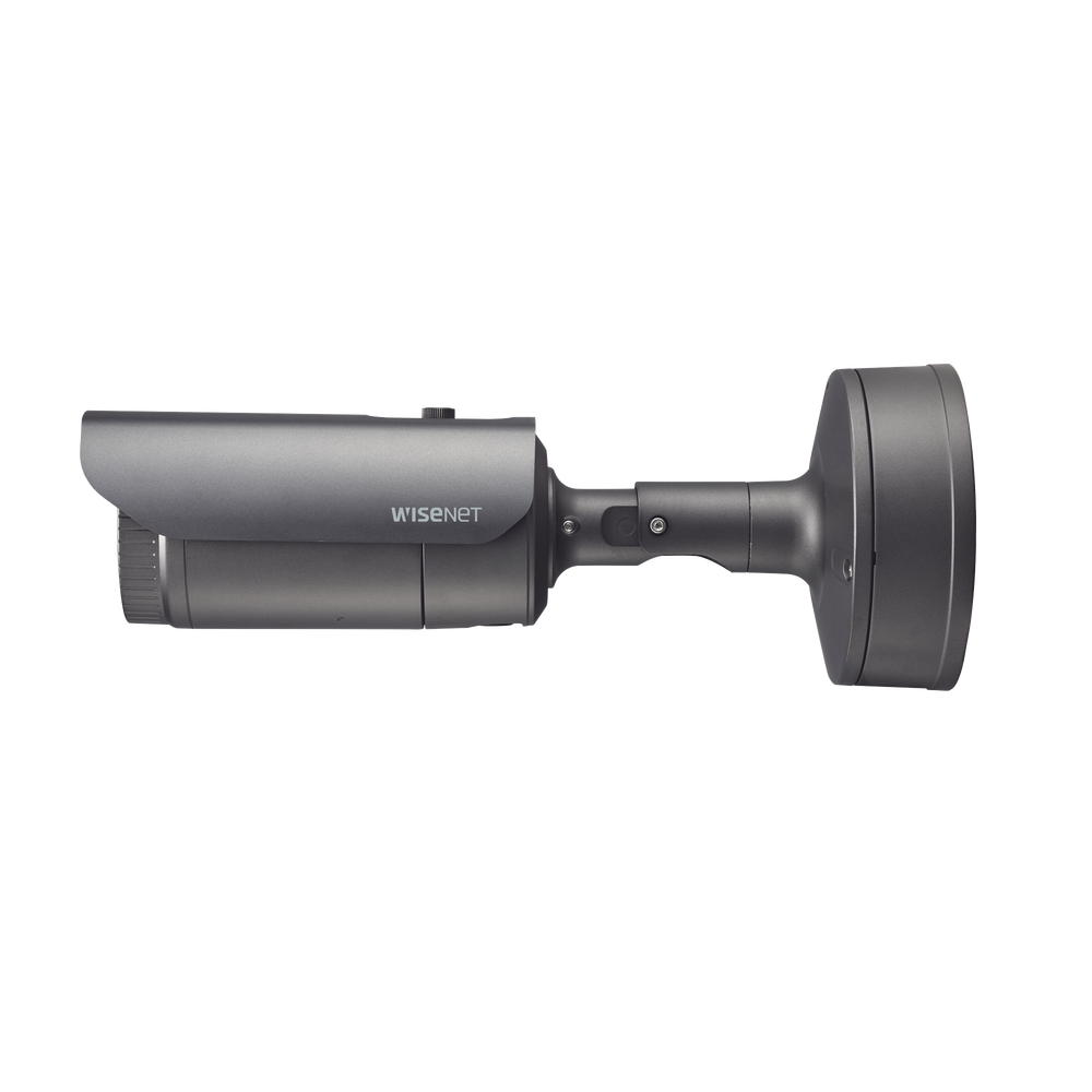 Camara Bala IP 4K con IA / Lente Motorizado 4.5 a 10mm / P-Iris / WDR 120dB / H.265 / RanuraSD / Protección IP67 IK10 NEMA4X