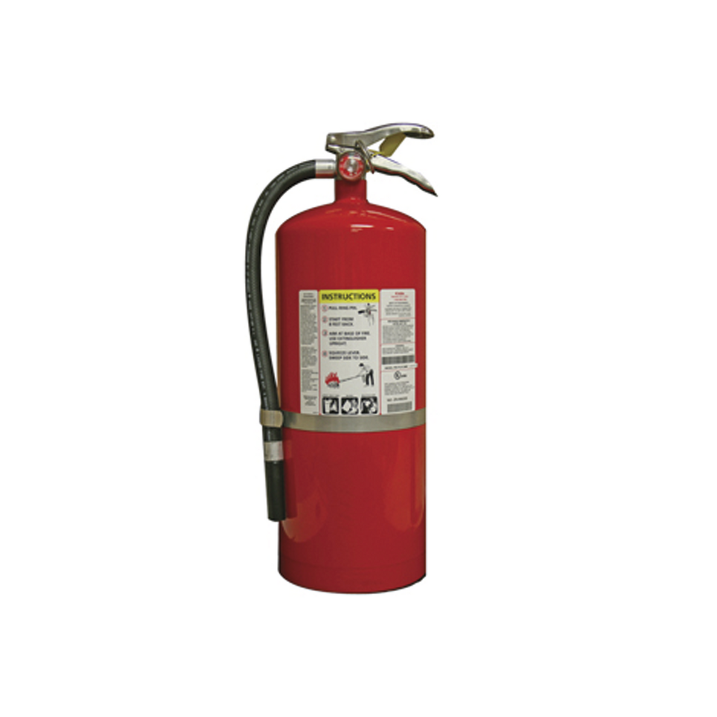 Extintor Desechable de Polvo Químico Seco �?? Fuegos Clase A, B y C �?? Talleres y Garaje �??Pieza de 18 lb
