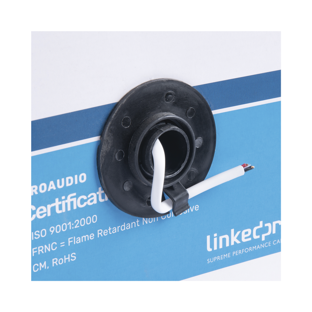 Cable para Audio Profesional de 2 Conductores Calibre 18 para Aplicaciones de Audio y Automatización Bobina de 152 Metros (500 Pies)