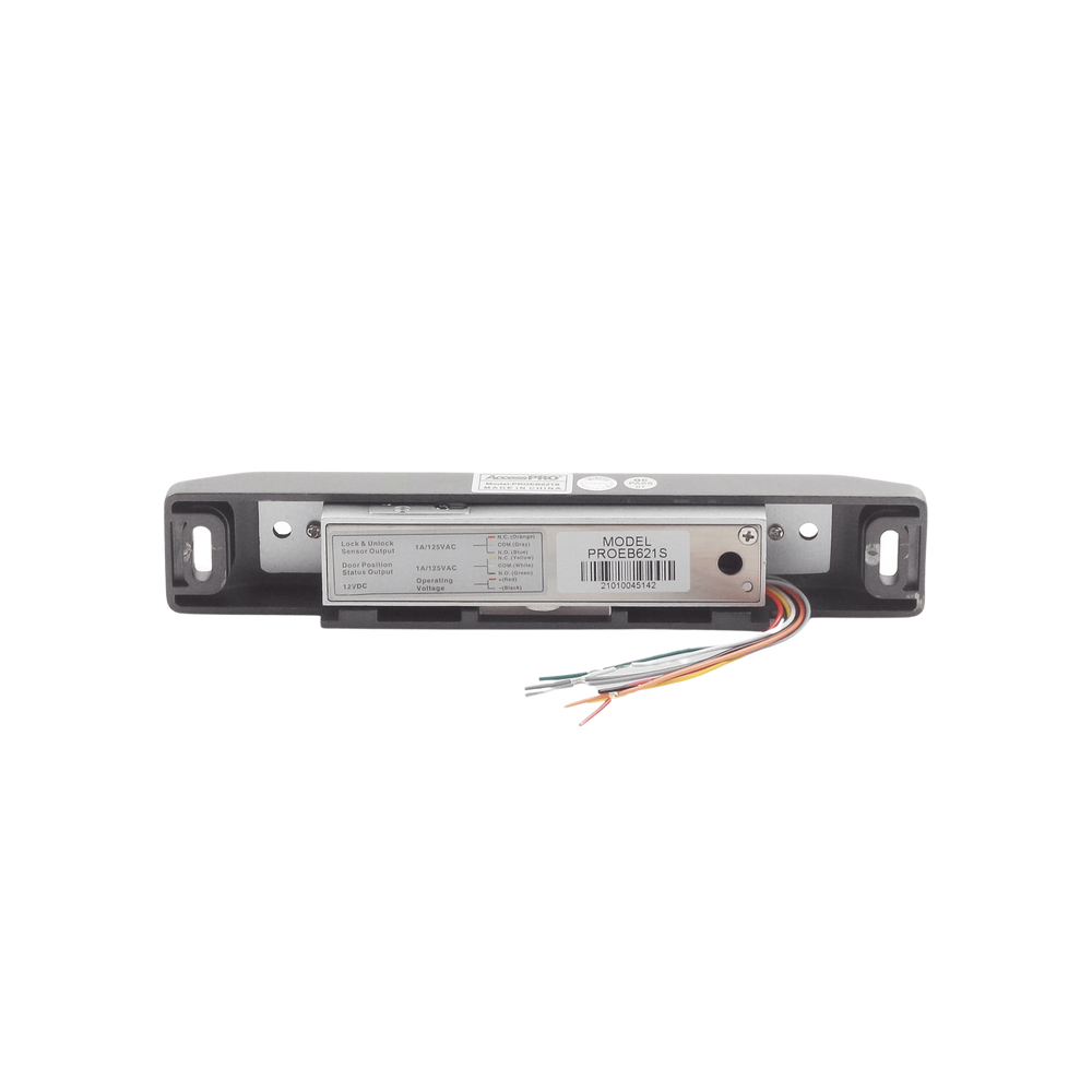 Contrachapa Eléctrica Cerrada o Abierta en Caso de Falla ( Fail Secure)/ Uso en puertas de emergencia con barra de salida.