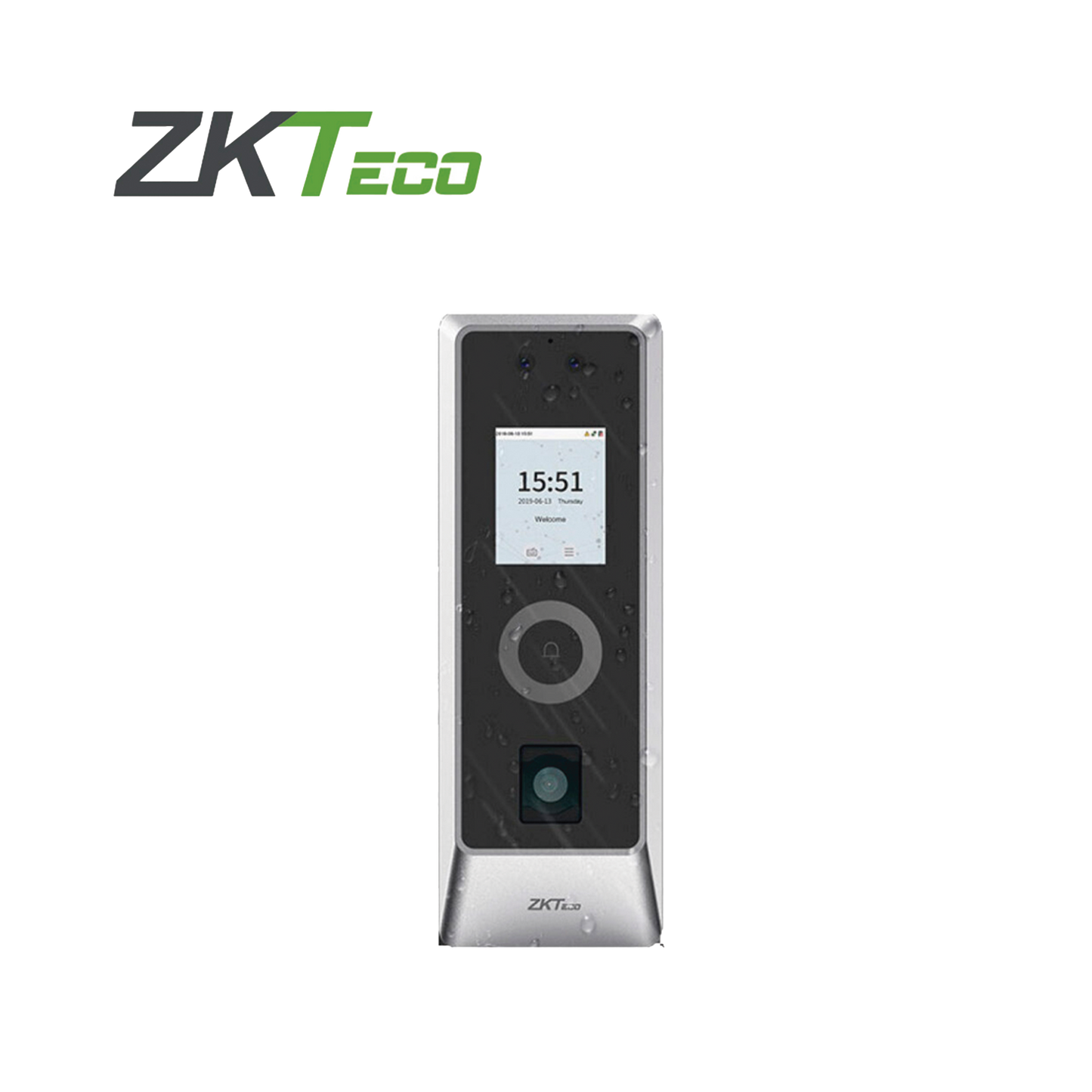 Lector Autónomo Facial y QR / 30,000 Rostros / IP66 IK07 / TCP/IP Wiegand RS485 / Exterior / ZKBio CVSecurity