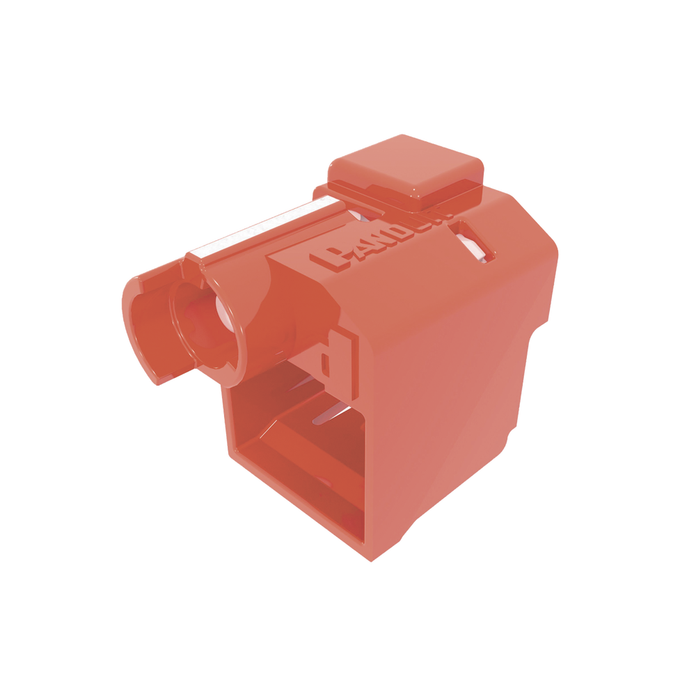 Kit de 10 Dispositivos Para Impedir Desconexión de Plug RJ45, Color Rojo, Incluye Herramienta para Instalar/Retirar