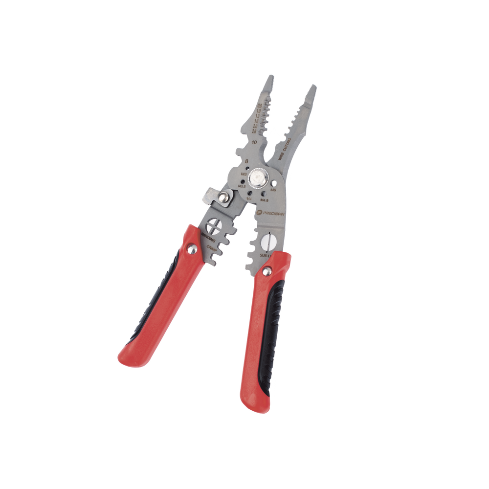 Pinza Profesional para Electricista, Multifunciones 9 en 1, de 8.5"