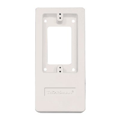 Caja de contactos color blanco de PVC auto extinguible, para canaletas PT48 (7100-01001)