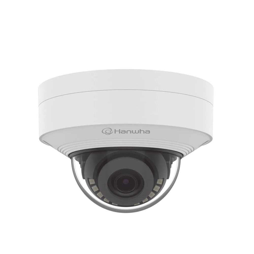 Cámara IP Tipo Domo con inteligencia artificial Antivandálica 5 Megapíxel / Lente 3 mm / IR 20M / WDR 120db / Exterior IP66 / IK10 / NEMA4X / H.265 & WiseStream / Conteo de personas y vehiculos