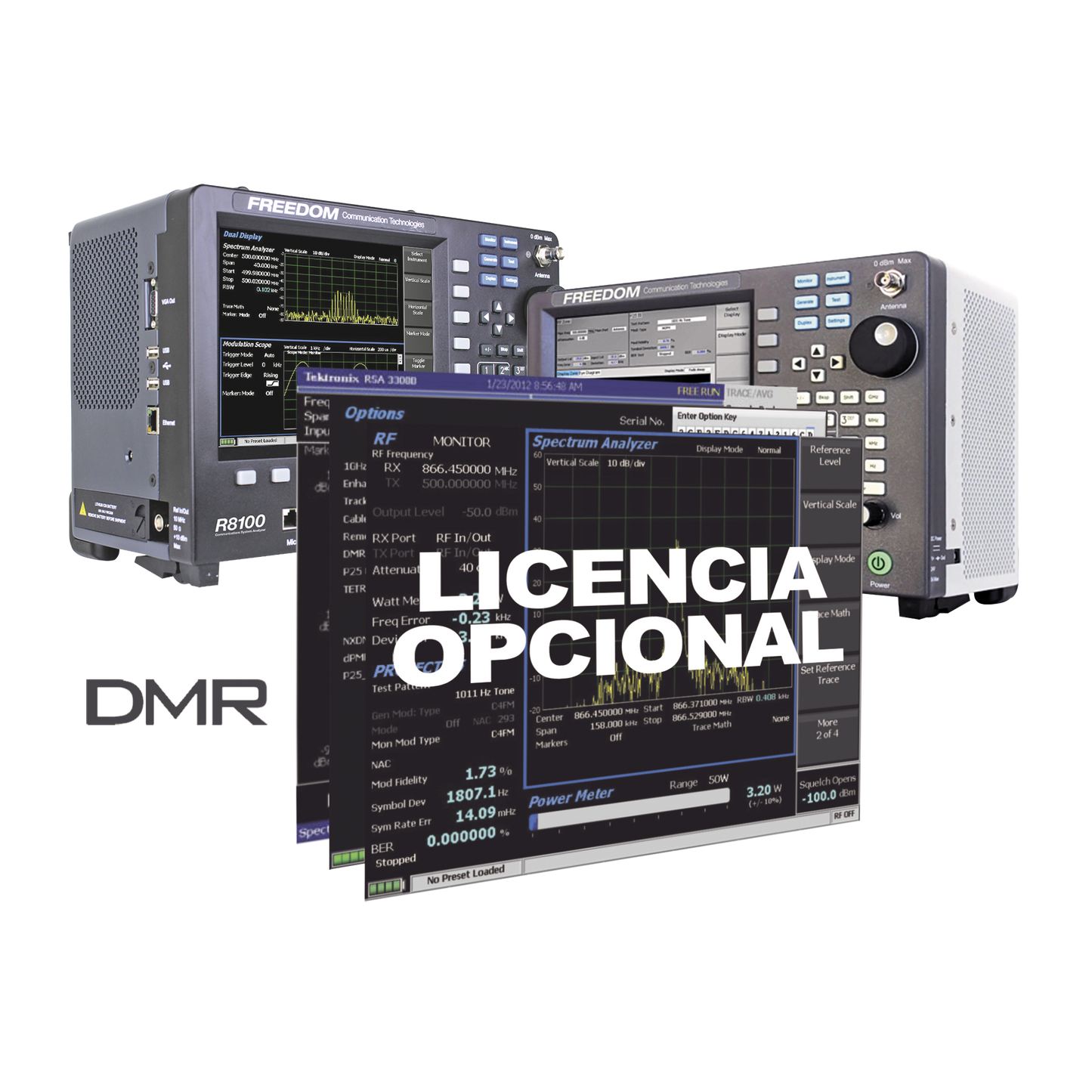 Opción de Software para prueba de Sistemas con DMR Convencional (Nivel 2) en R8000 /R8100.