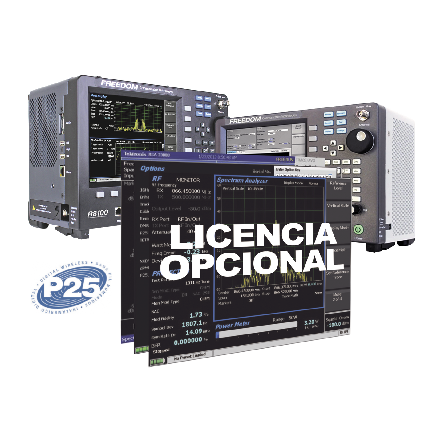 Opción de Software para Vocoder APCO P25 en R8000 /R8100.