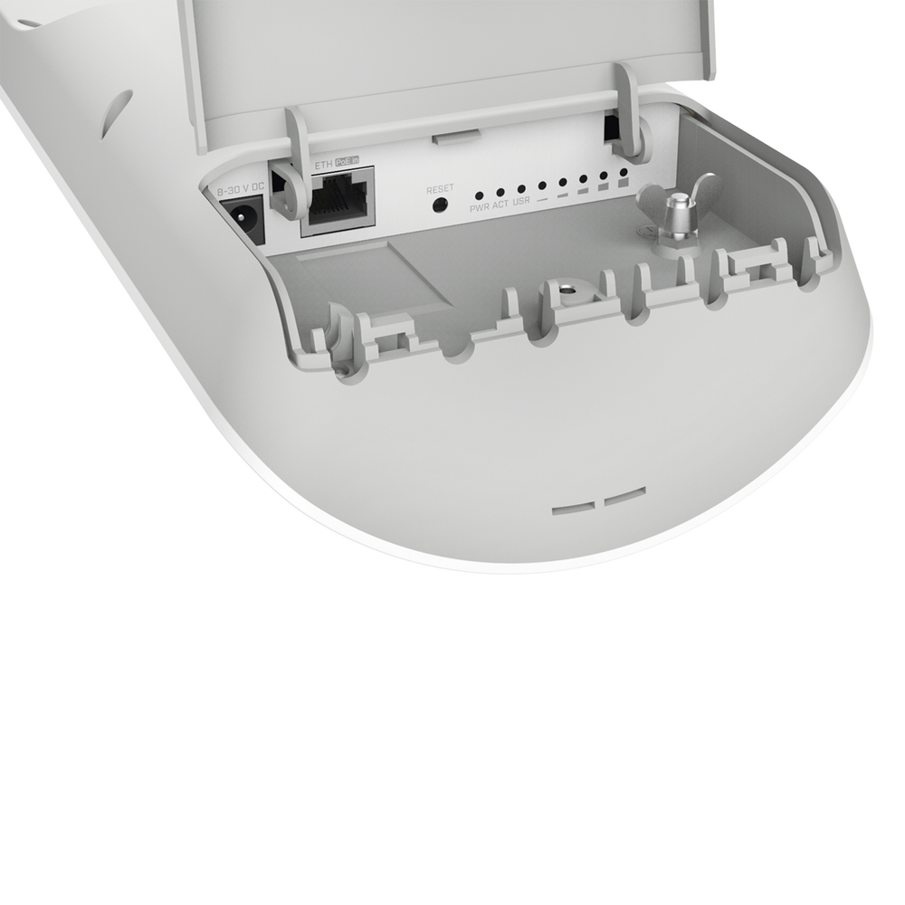 (mANTBox 2 12s) Punto de Acceso PTP y PTMP en 2.4 GHz con Antena Sectorial Integrada de 12 dBi y 120° de Apertura, Hasta 1000 mW de Potencia