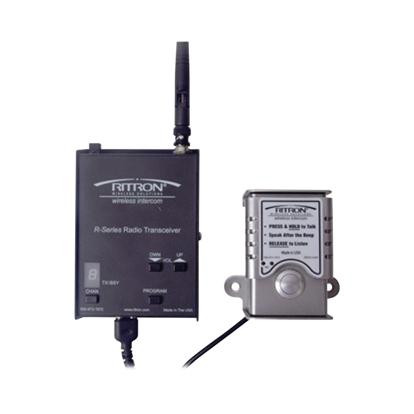 DOORCOM Portero Inalámbrico, Hasta 2 KM, UHF 450-470 Mhz