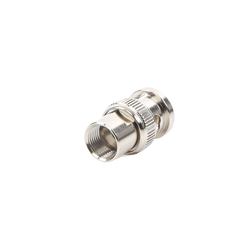 Conector BNC Macho de Rosca para Cable LP-142, RG-58/U, RG-142/U, Níquel, Oro, Delrin. .