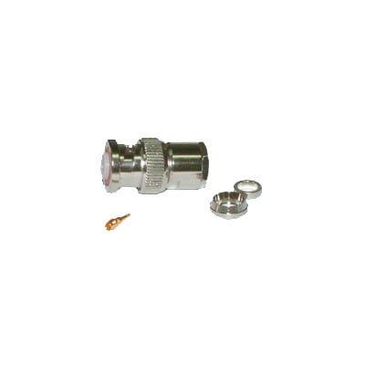Conector BNC Macho de rosca para cables RG-8/X, LMR-240, LP400