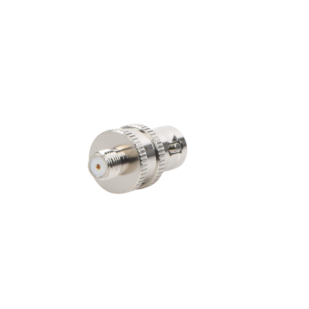 Adaptador en Línea de Conector BNC Hembra a SMA Hembra Corto / Celulares Motorola, Níquel/ Oro/ Teflón.