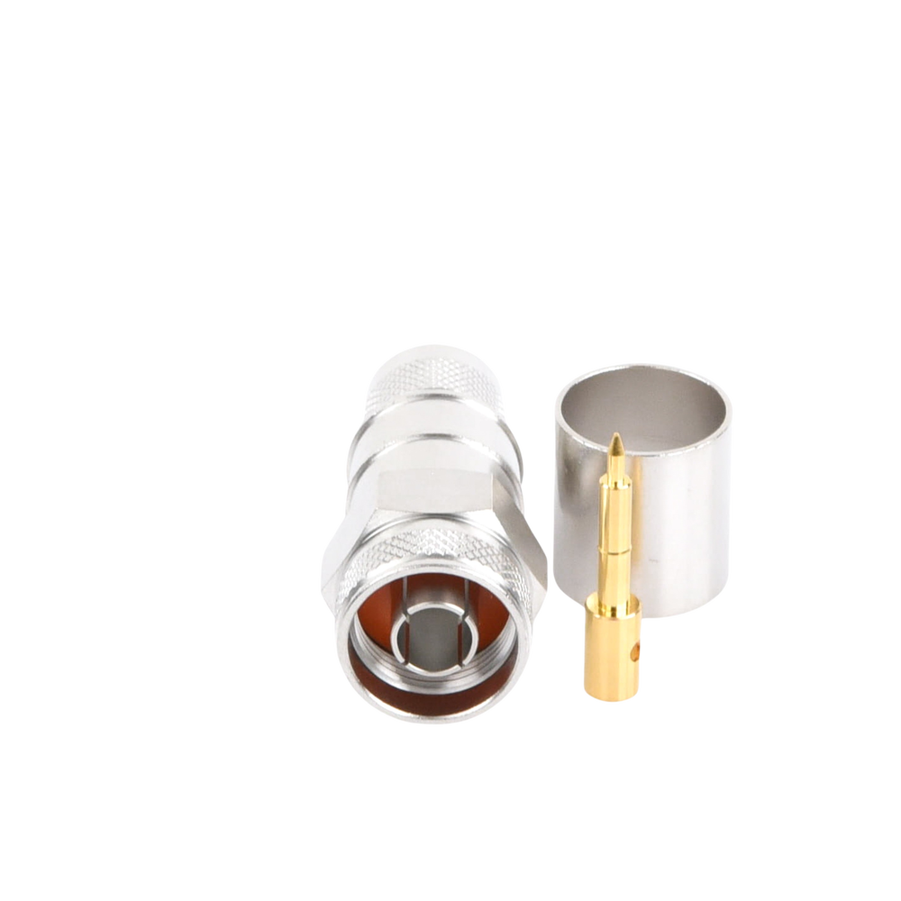 Conector N Macho Hex de Anillo Plegable para LP600, LMR-600, CNT-600.