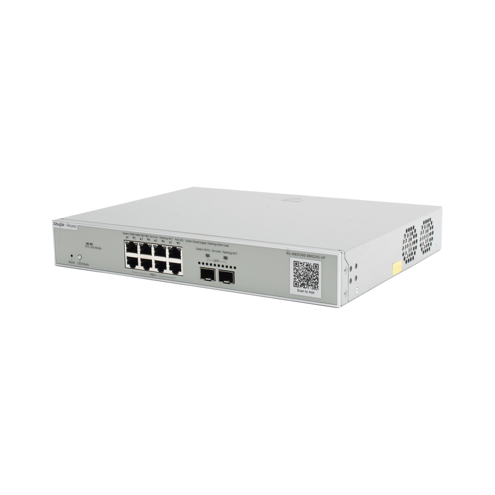 Switch Multi-Gigabit PoE++ 370W 802.3bt Capa 3 Administrable Cloud, Diseñado Para Access Points WiFi 6/7