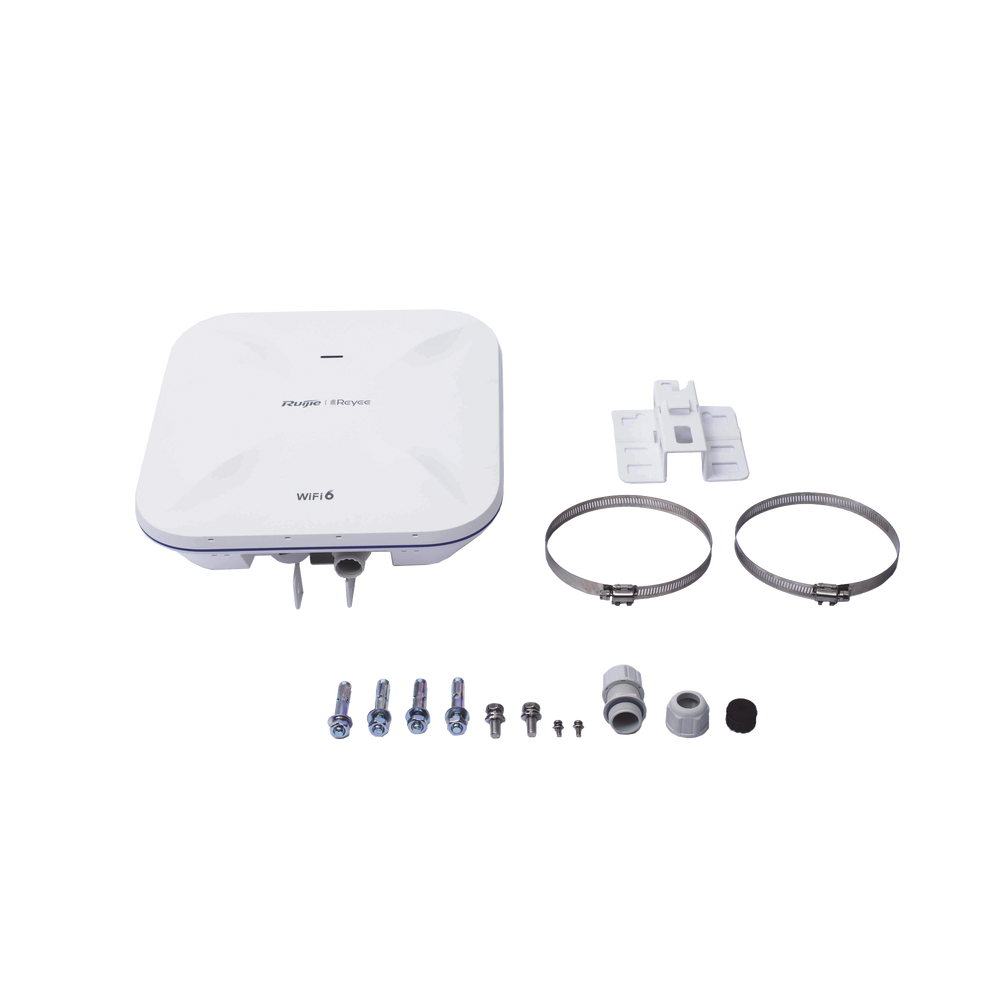 Punto de Acceso Mesh Wi-Fi 6 Industrial para Exterior / 360° / Filtros Anti Interferencia y Auto Optimización con IA