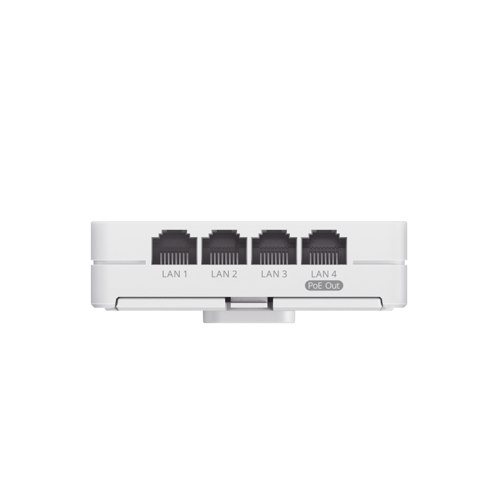 Punto de Acceso Mesh Wi-Fi 7 para interior en pared, hasta 512 usuarios ideal para Hotelería u Oficina.