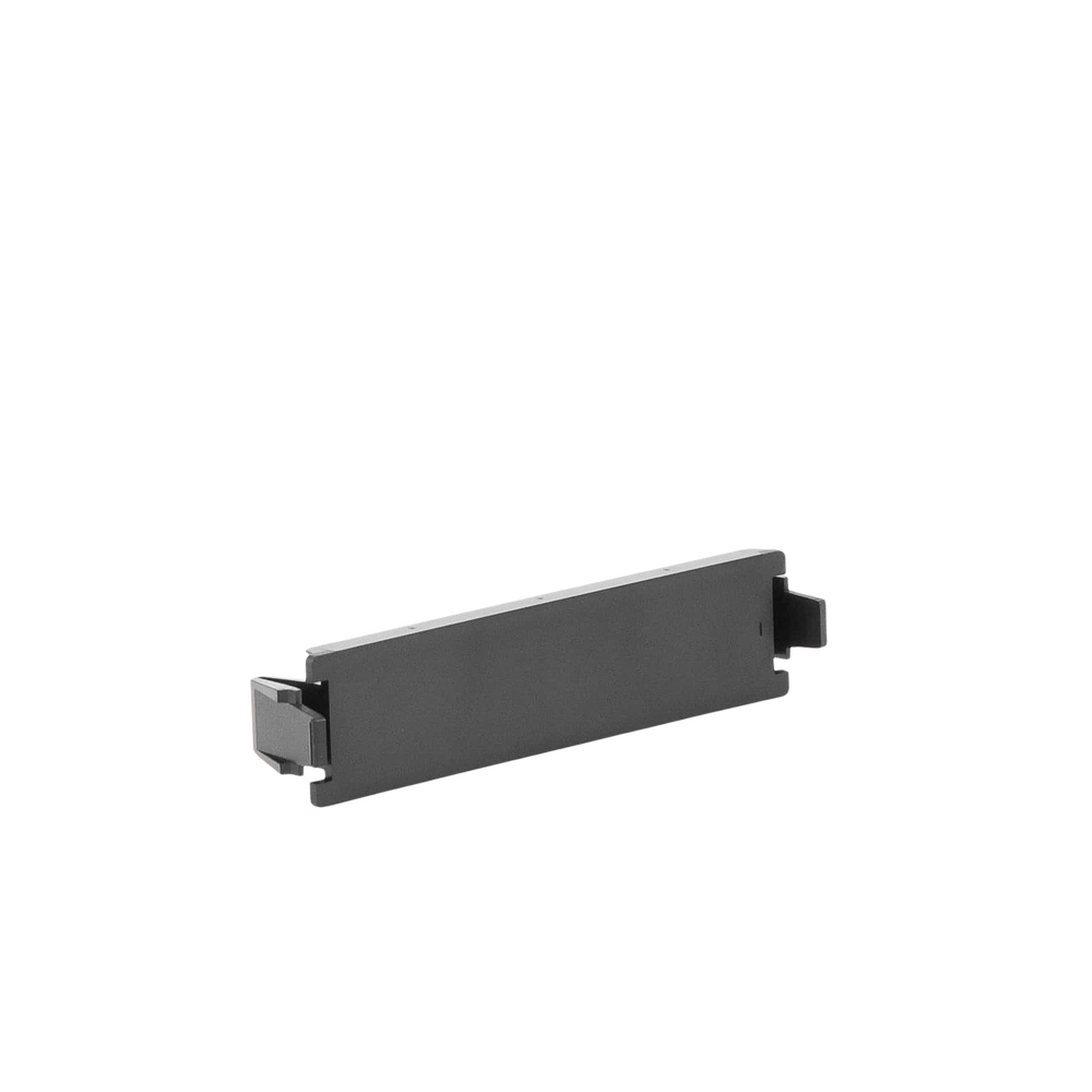 Placa adaptadora Quick-Pack, Ciega, Color Negro