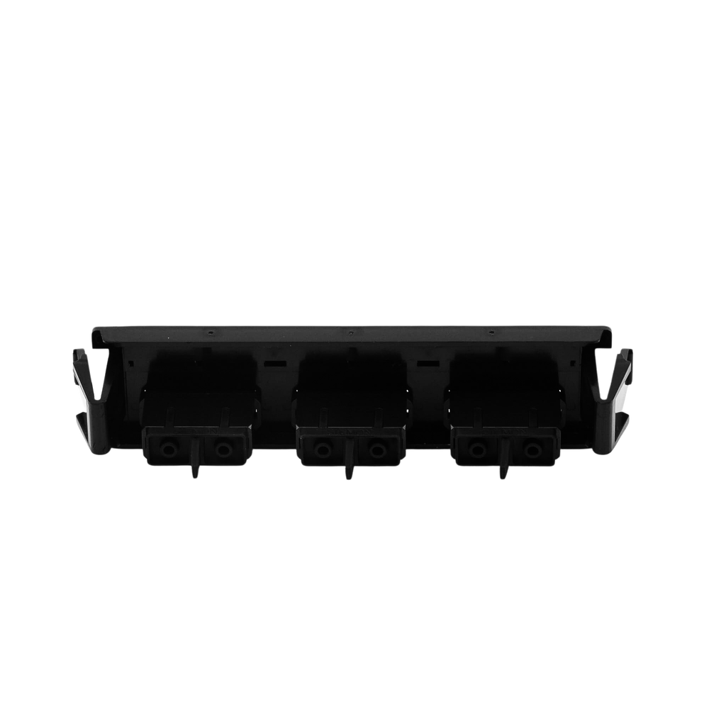 Placa Acopladora de Fibra �ptica Quick-Pack, Con 3 Conectores SC Duplex (6 Fibras), Negro