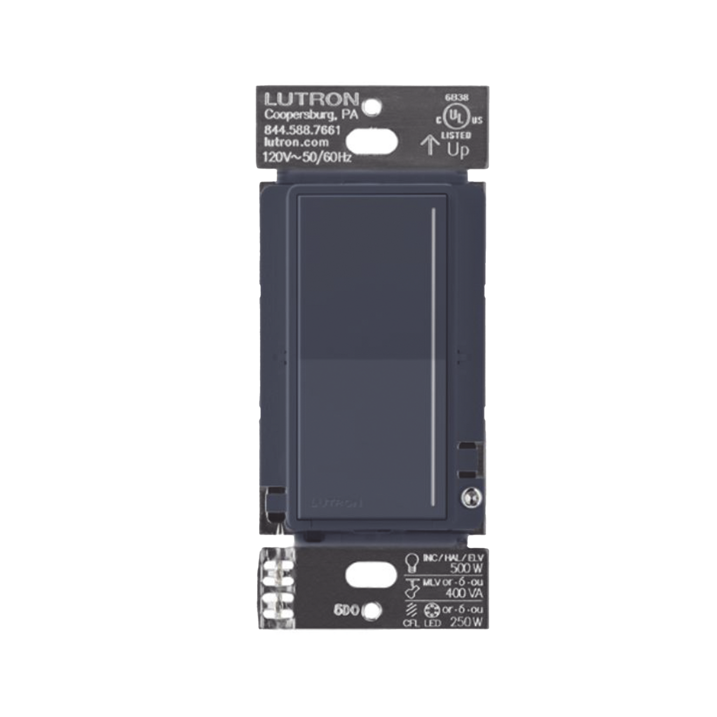 (RadioRa3) Atenuador táctil SUNNATA Dimmer PRO color rojo para linea Radio Ra3, Requiere cable neutro 250W LED / CFL