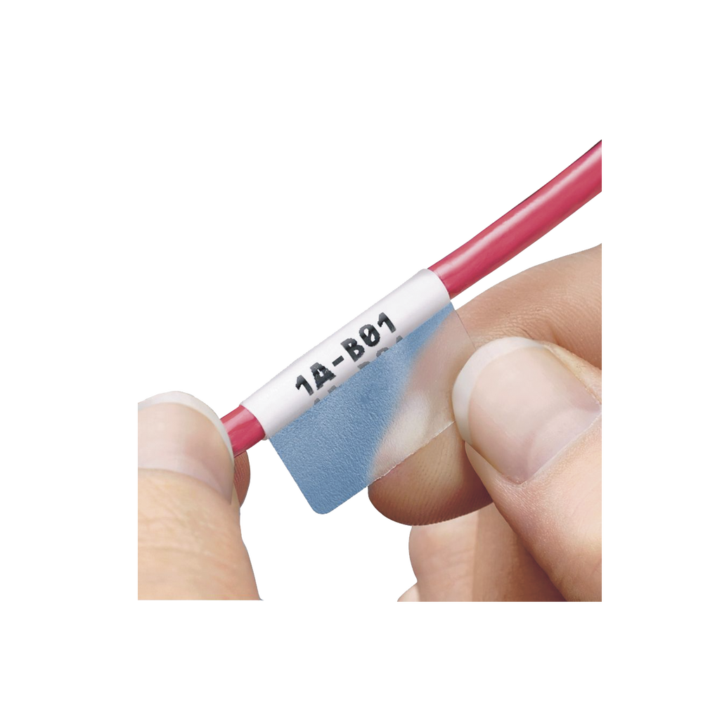 Hojas con 5000 Etiquetas Auto-Laminadas para Impresora Láser/Inyección de Tinta, para Cables de 4.1 a 8.1 mm de Diámetro (10 - 6 AWG)