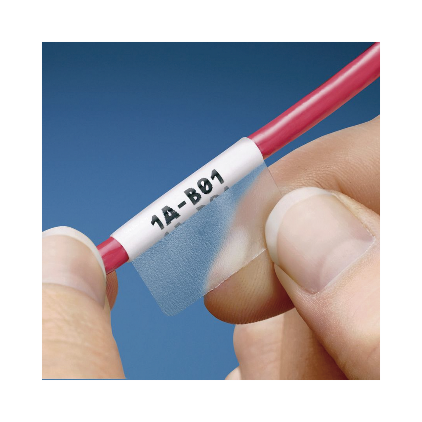 Hojas con 1000 Etiquetas Auto-Laminadas para Impresora Láser/Inyección de Tinta, para Cables de 6.1 a 12.2 mm de Diámetro (8 - 4 AWG)
