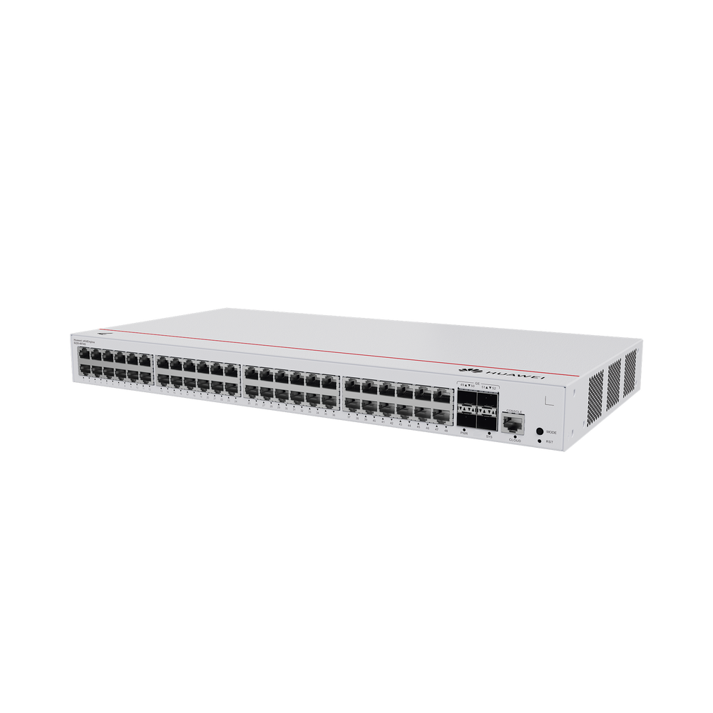 Switch de Acceso Gigabit Administrable Capa 2 / 48 puertos 10/100/1000 Mbps / 4 Puertos 1GE SFP Uplink / ERPS / IMGP Snooping / DHCP Snooping / Administración Nube Gratis