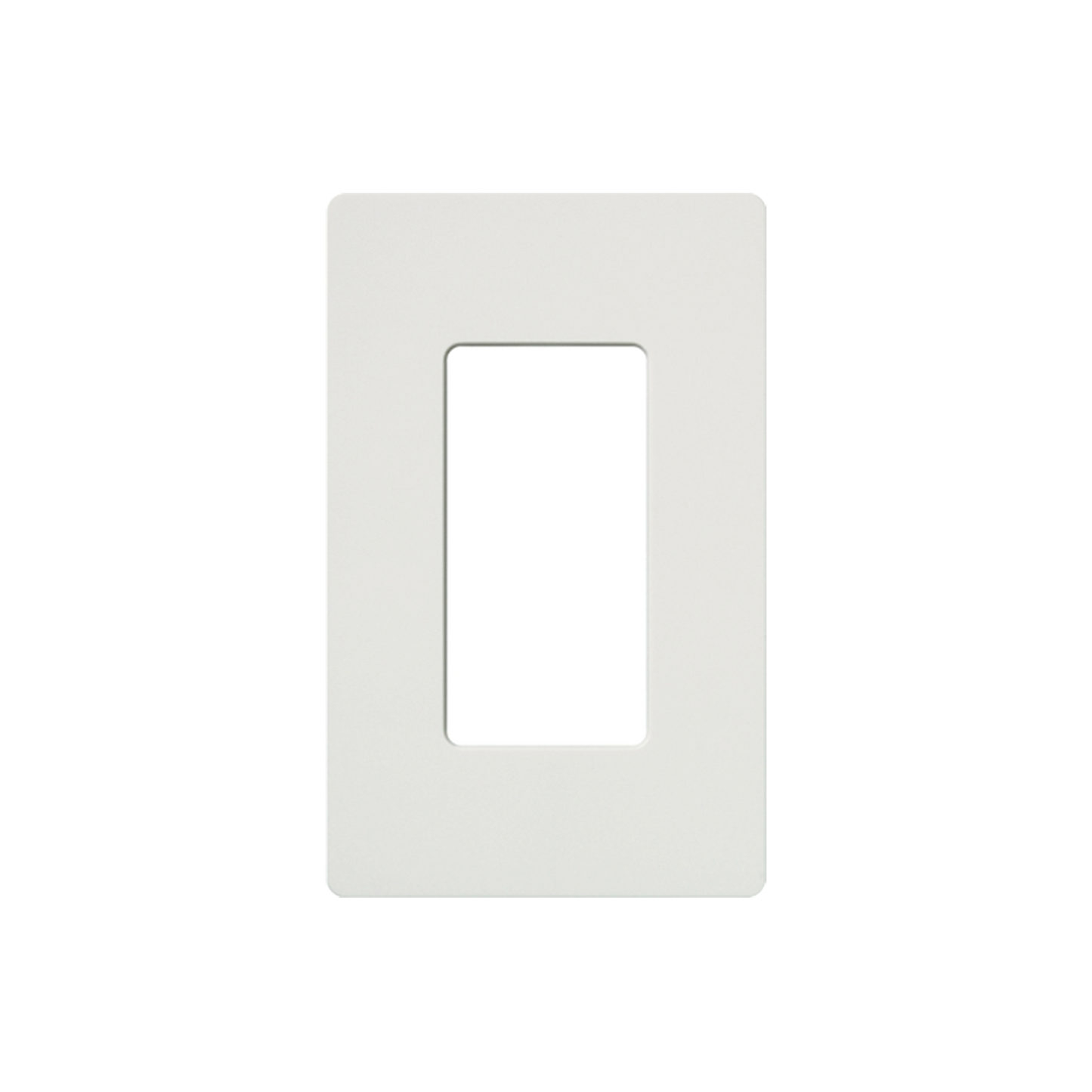 Placa de pared 1 espacio, para atenuador (dimmer), apagador ó control remoto inalámbrico LUTRON.
