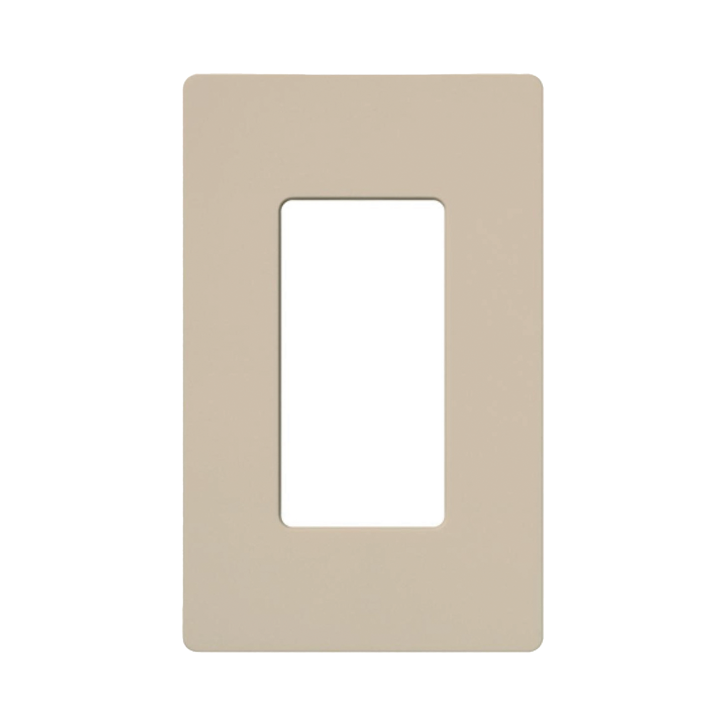 Tapa Color Taupe para interruptor o dimmer Lutron, 1 gang, limpio y moderno