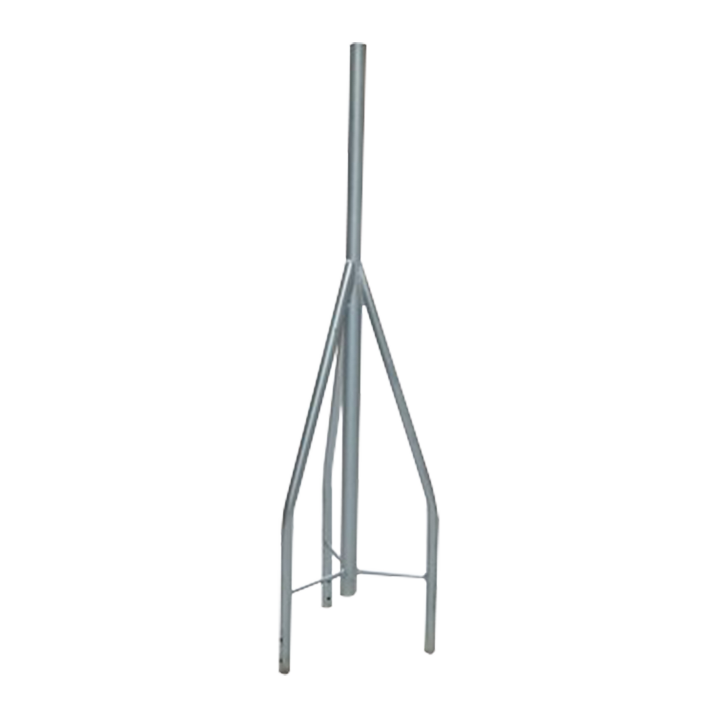 Tramo de Remate / Copete, tubo industrial 1 1/4" con tubo central 2 3/8" (Ced. 40), galvanizado por inmersión en caliente.