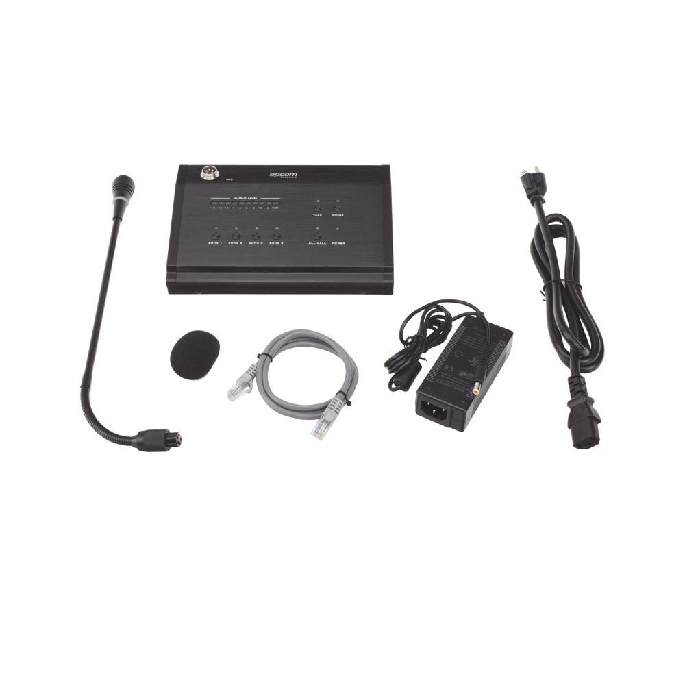 Micrófono a Distancia de 4 Zonas para Sistema de Voceo SF4240MP ??? No compatible con SF4240UC o SF2240UC