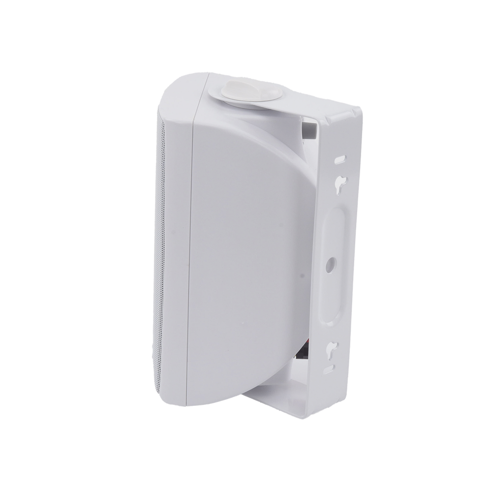 Altavoz de Pared de 2 vías | Woofer 4in + 1.5in | 2.5W - 20W | Para Sistemas 70/100V y 8 ohms | Material ABS | Rejilla y Bracket de Metal | Color Blanco