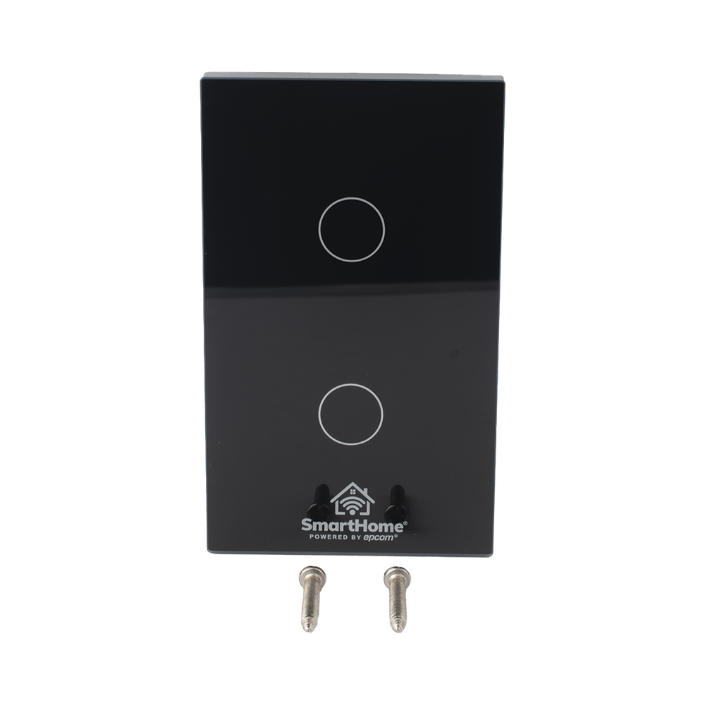 (ZigBee) Apagador switch inalámbrico ZigBee, control de 2 regresos de carga, 110V