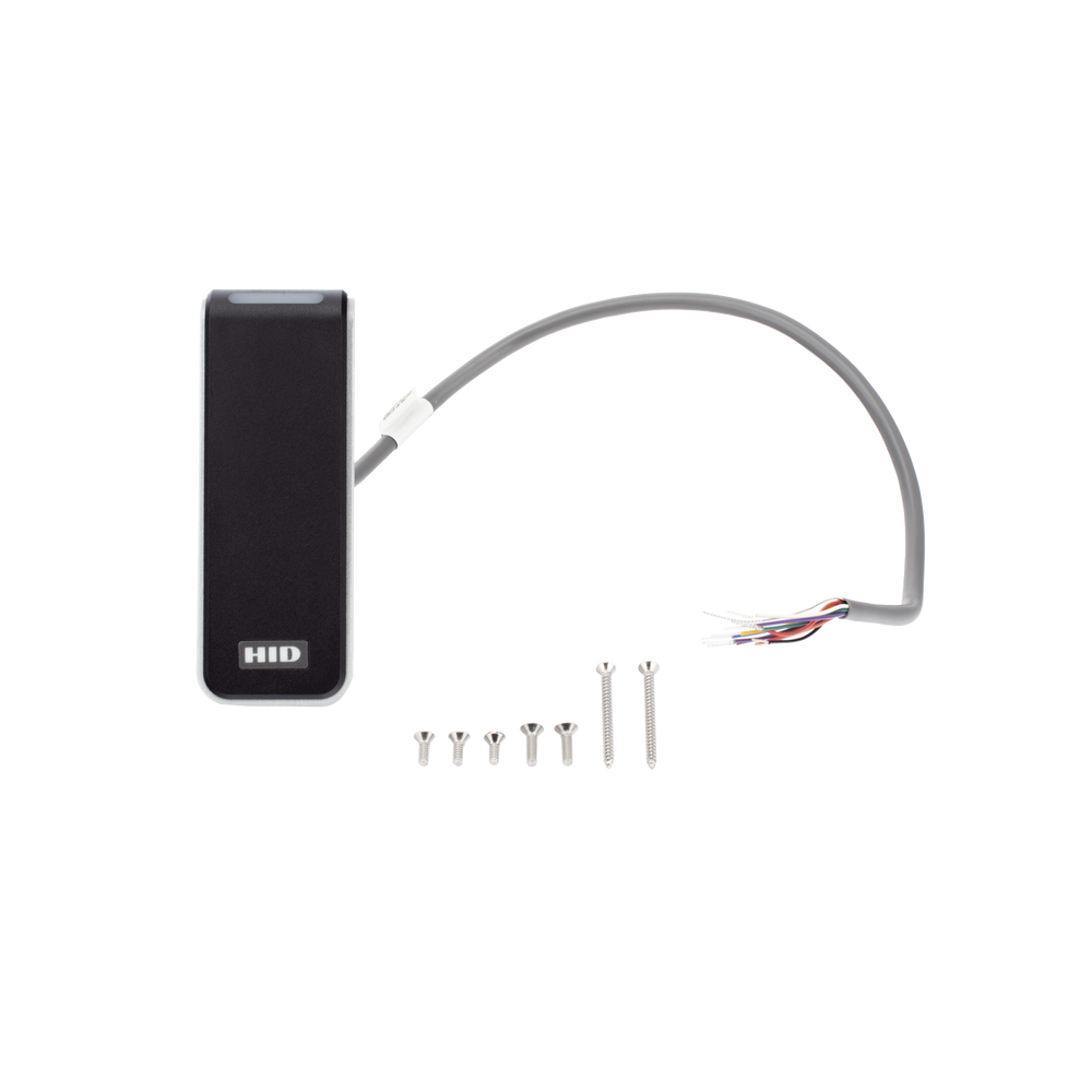Lector Control de Acceso HID Signo / Bluetooth NFC 2.4 GHz / 125 kHz 13.56 MHz / OSDP Bidireccional / IP65 Exterior / EAL5+ Secure Element / Compatibilidad Móvil Apple Wallet